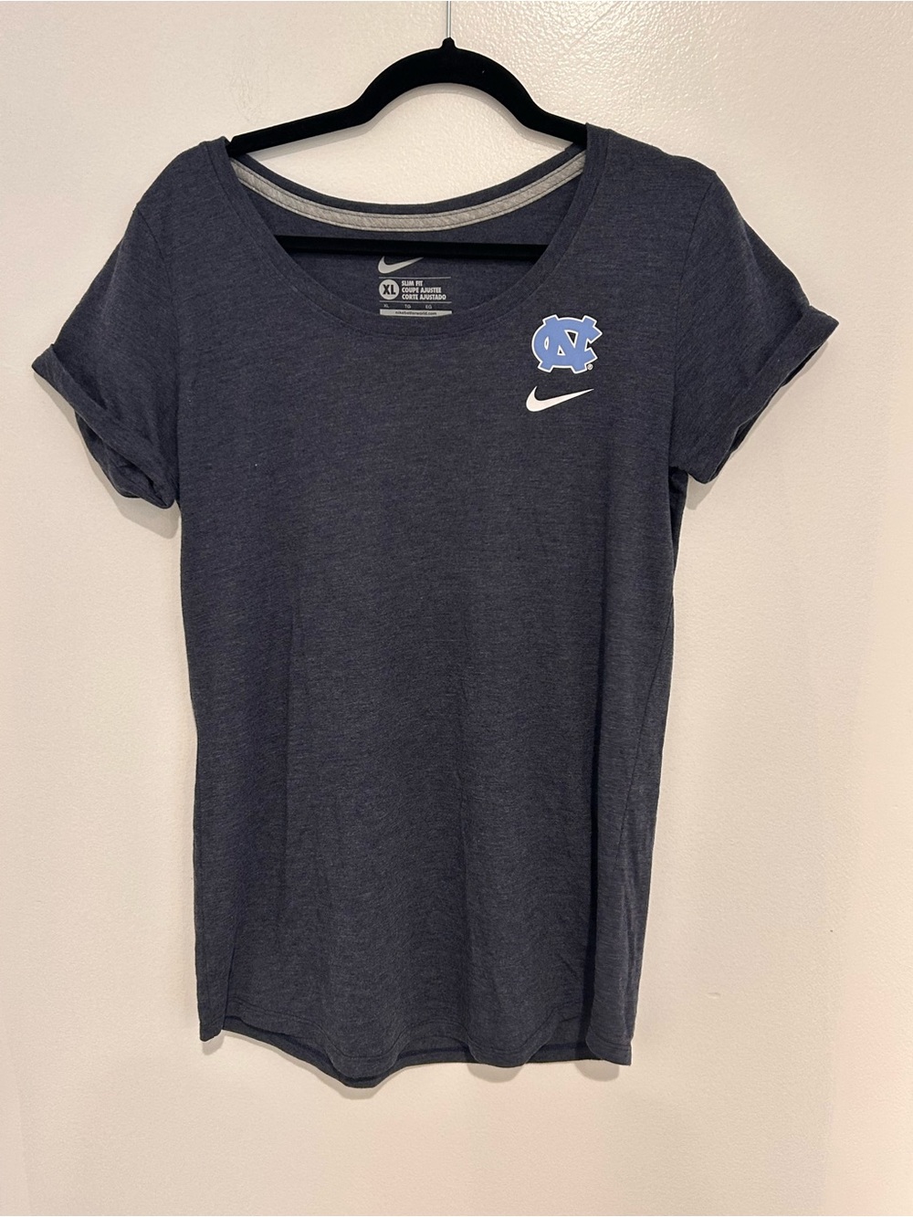 Nike Women’s Navy & Carolina Blue Crewneck Tee